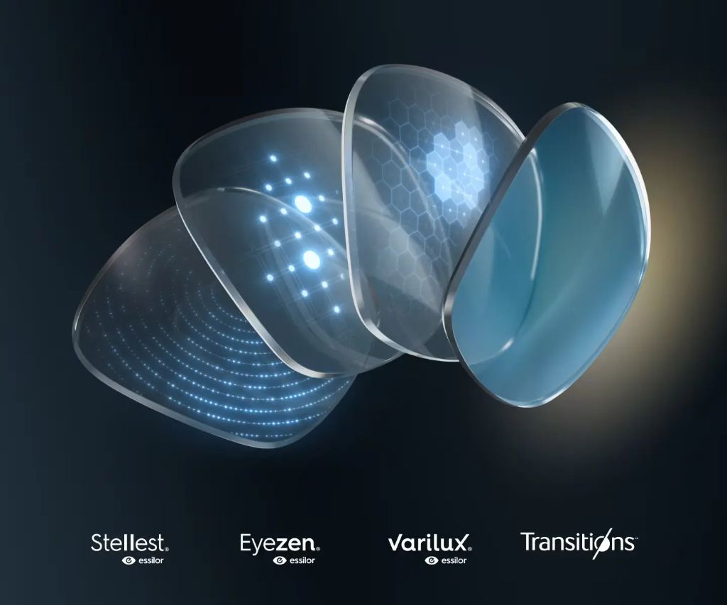 Cấu trúc phân tử của các loại tròng Essilor - Stellest, Eyezen, Varilux, Transitions