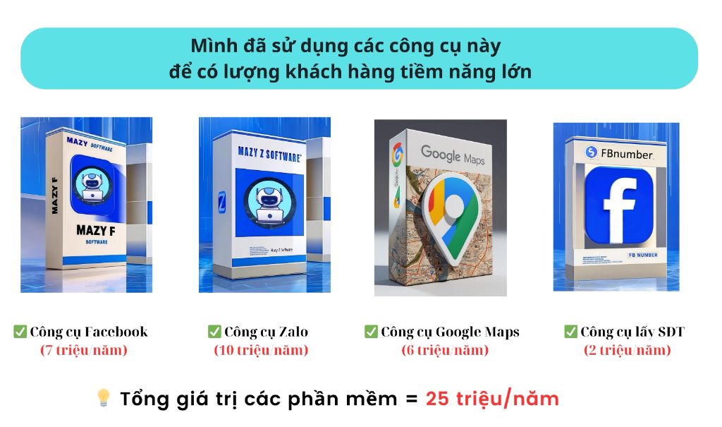 Các công cụ phần mềm trong chương trình