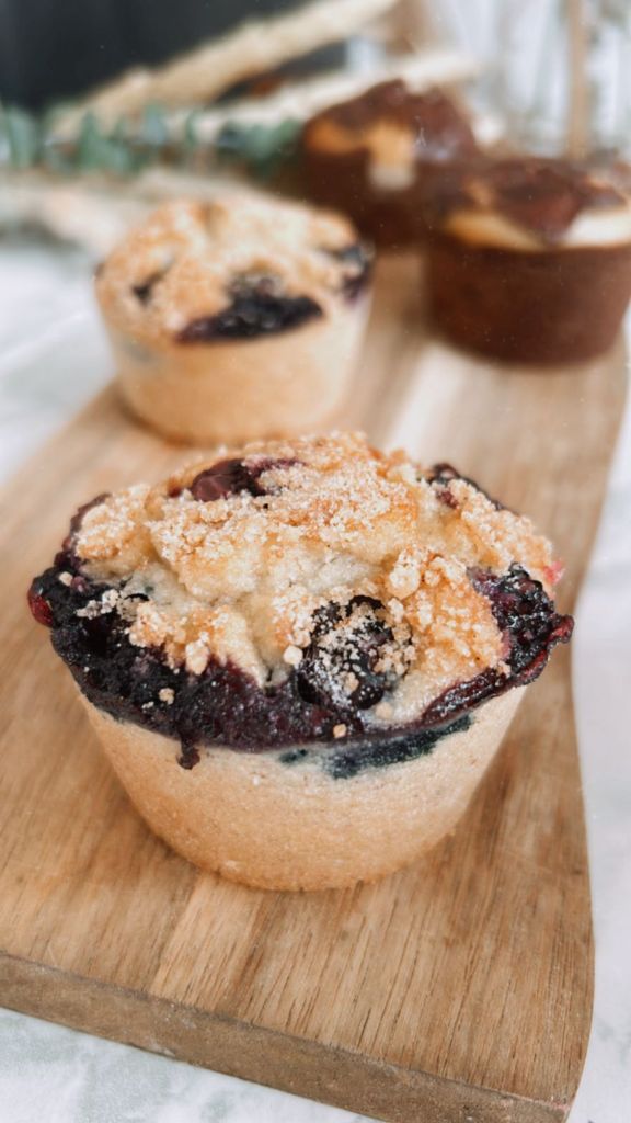 Muffin Blue Banana/Arándanos
