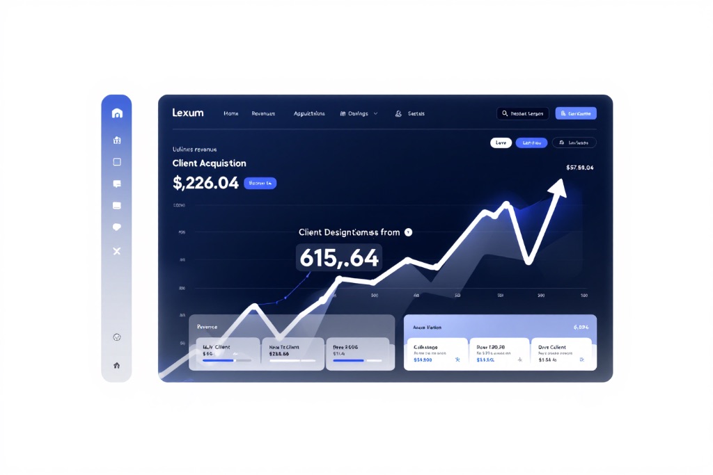 Attorney dashboard with analytics