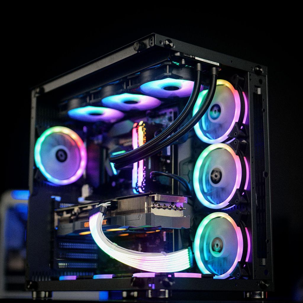 PC Gaming avec éclairage RGB