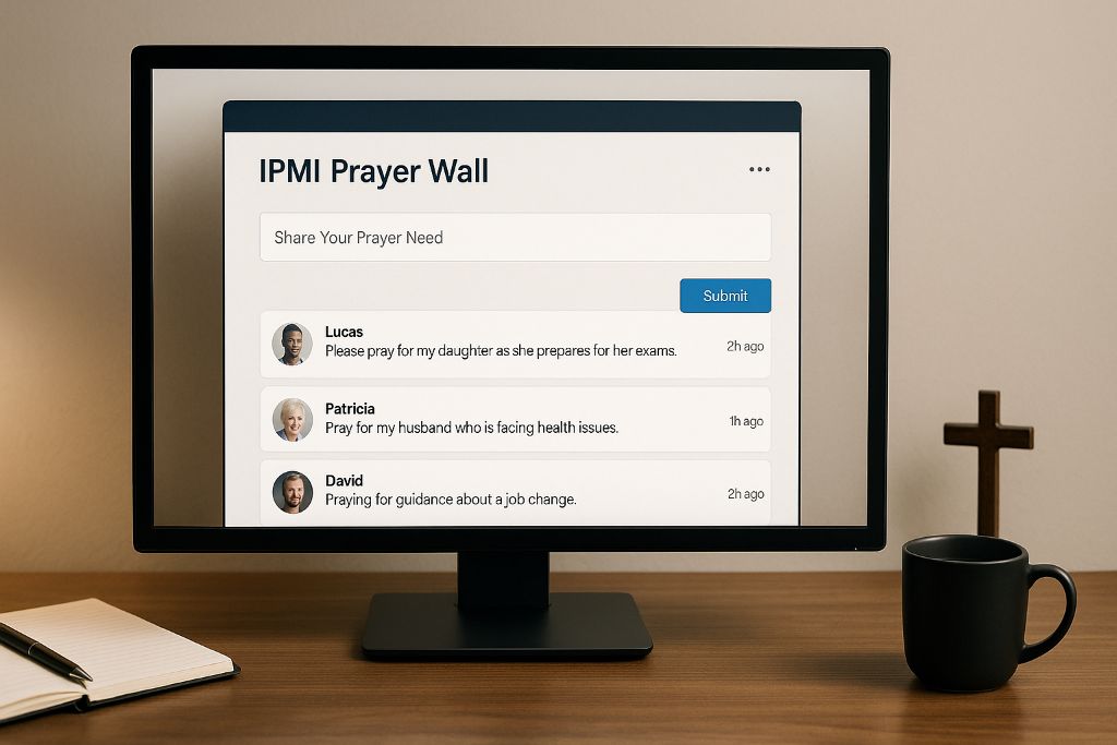 IPMI Prayer Wall portal preview