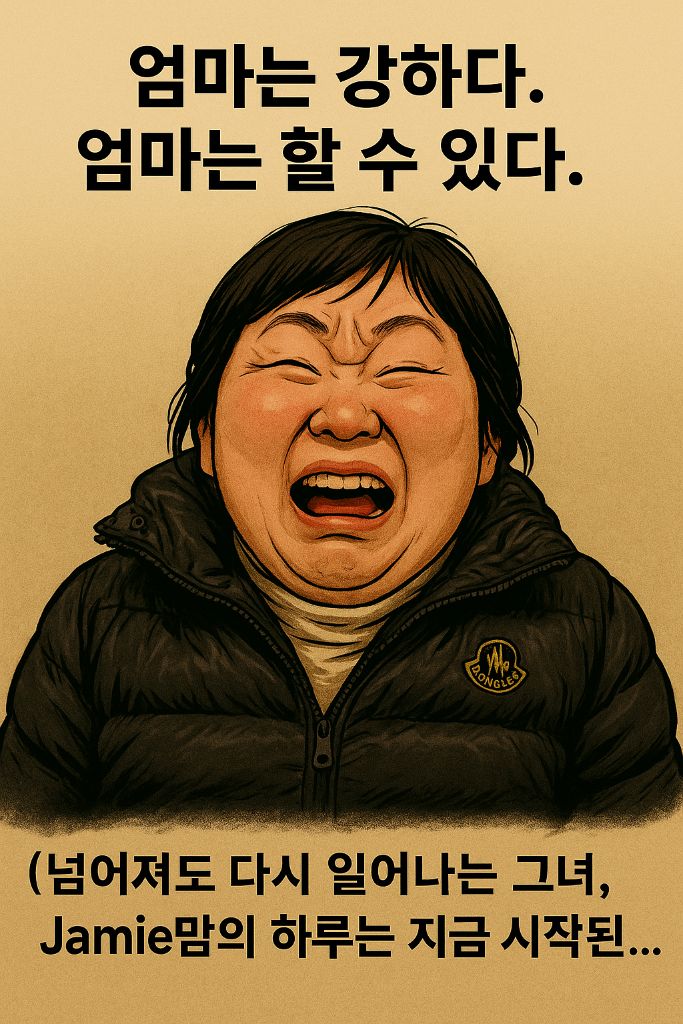 엄마는 강하다 웹툰 이미지